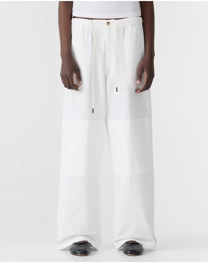 Bassike - Crushed Cotton Workwear Pants