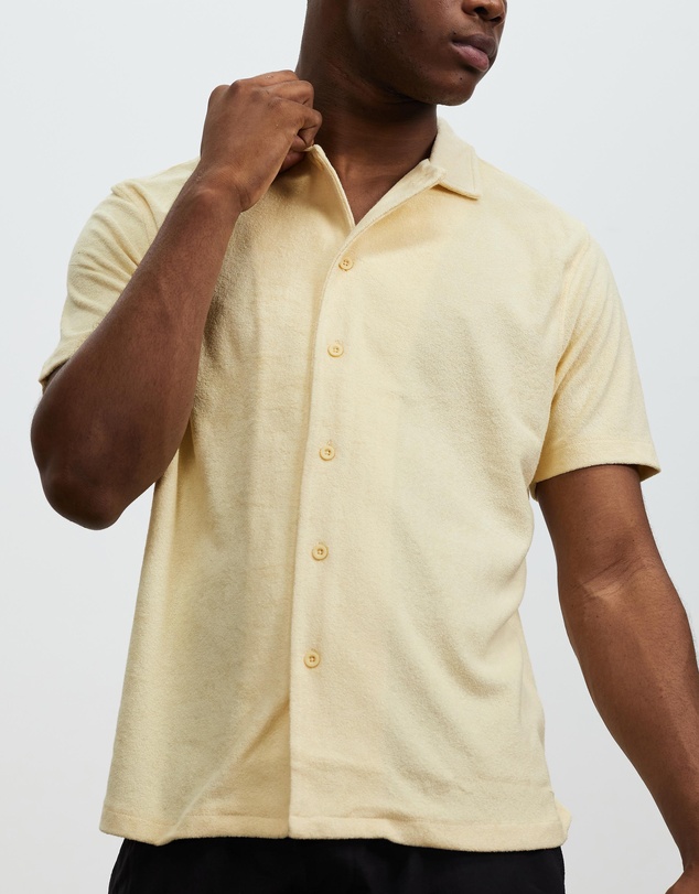 B.Cools - Holiday Terry Short-Sleeve Shirt