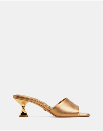 ALDO - Goldenshine Twisted Kitten Mules