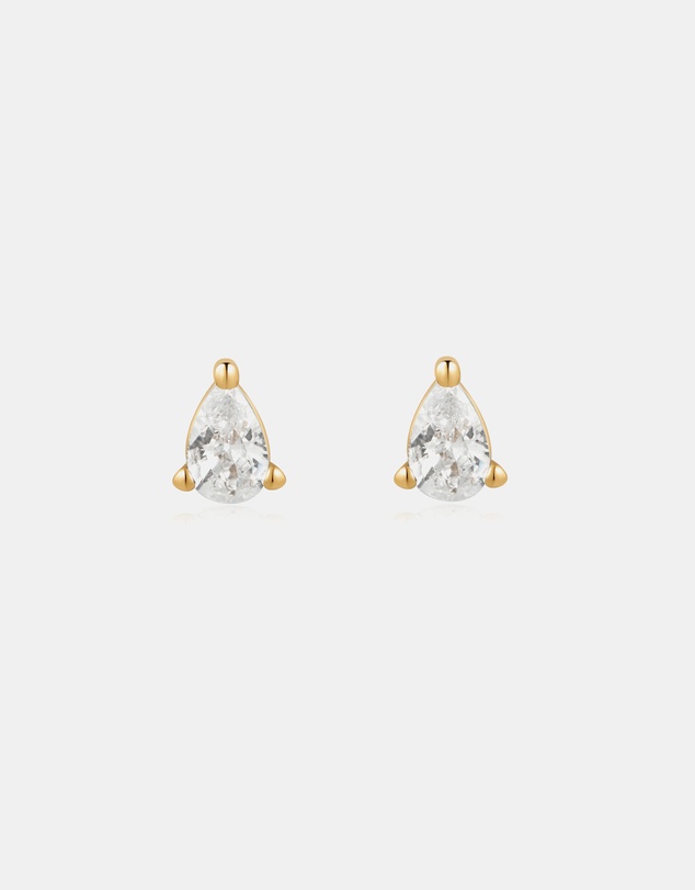 Ania Haie - Gold Pear Studs