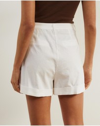Atmos&Here - Isla Linen Blend Shorts