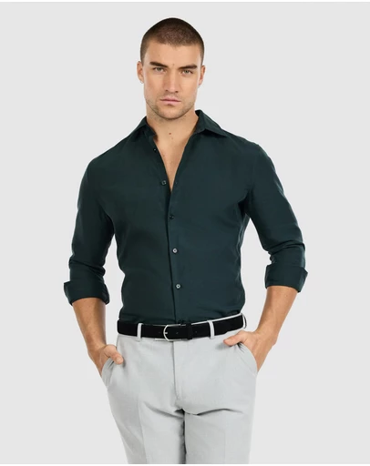 Tarocash - Tide Slim Linen Lyocell Shirt
