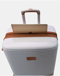 Pierre Cardin - Pierre Cardin Classique Hard Shell Medium and Cabin Bundle 2-Piece Set