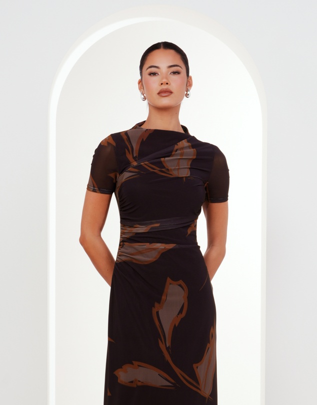 Pilgrim - Lenny Printed Mesh Dress