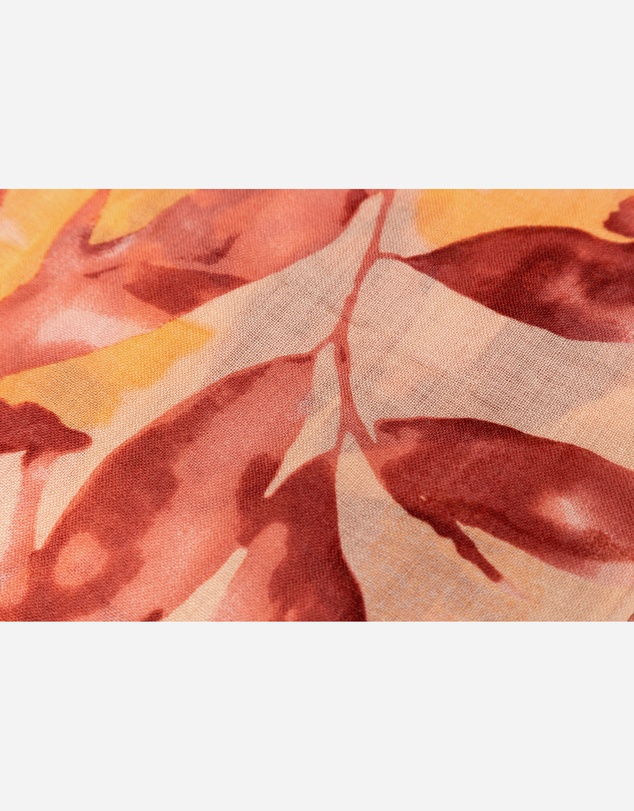 Ozwear Connection Uggs - 100% Australian Wool Print Scarf Brown