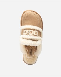 Ozwear Connection Uggs - Ugg Violet Shearling Slipper (Elastic Logo) (Detachable Feature)