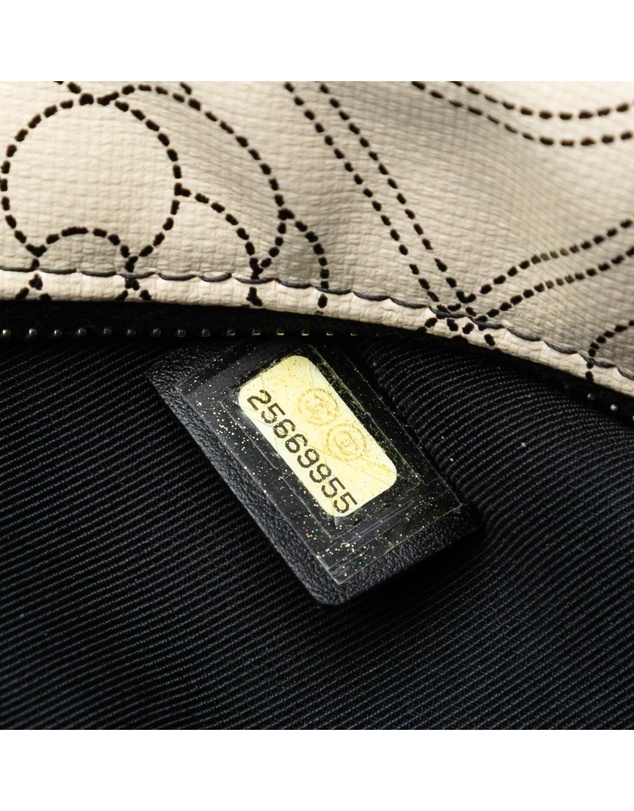 Pre-Loved by Azura Reborn - Pre-Loved Coated Canvas Camellia Logo Wristlet Clutch