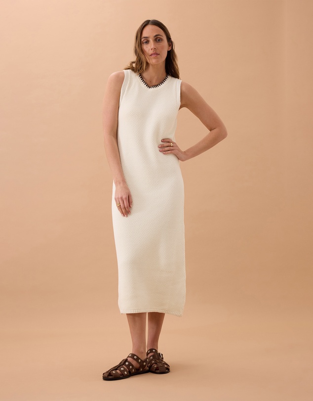 Ceres Life - Olive Knit Midi Dress