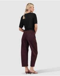 Rolla's - Gigi Barrel Jean - Trade Dark Cherry