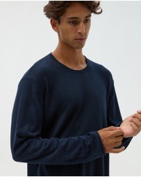 AERE - Easy Linen Blend LS Tee