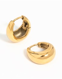 Lovisa - Gold Plated Surgical Steel Bold Oval Hoop Earrings