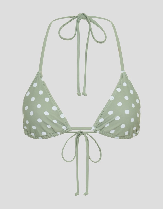 Vacay Swimwear - Rio Top Sage Polka