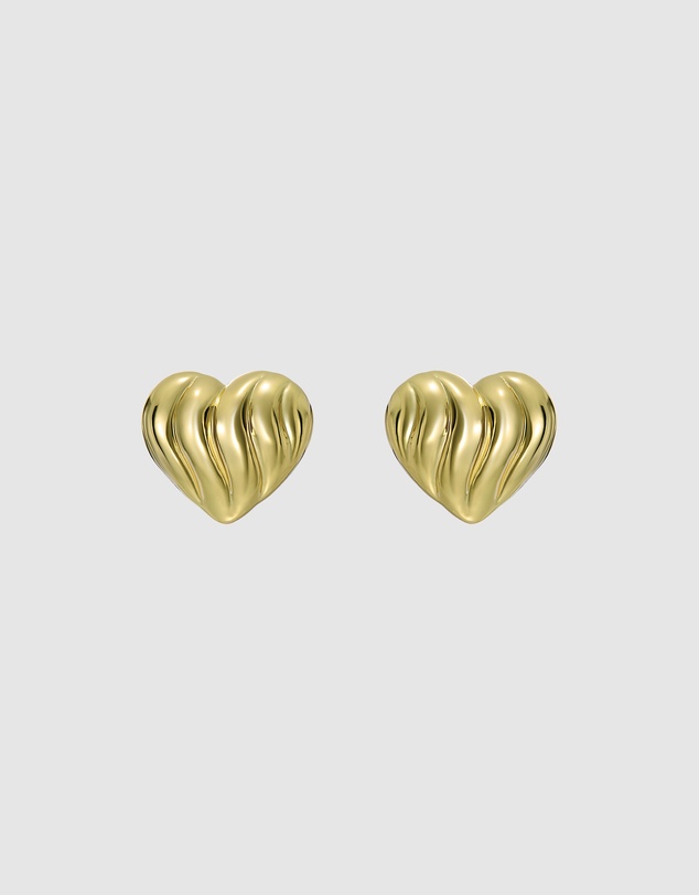 Ted Baker - ROSALIND: Ripple Heart Stud Earrings