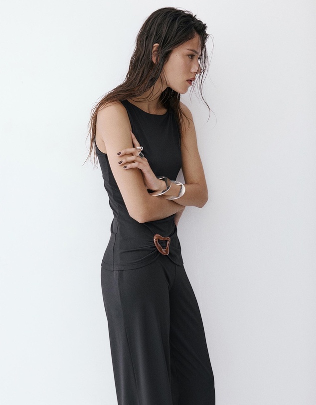 M.N.G - Jumpsuit With Resin Applique