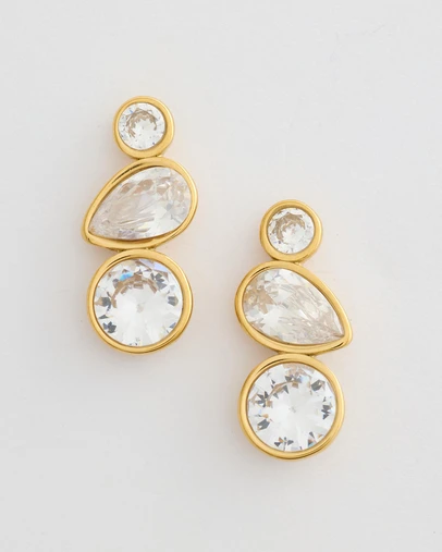 Moira Hughes - The White Label - Hetty Statement Earrings