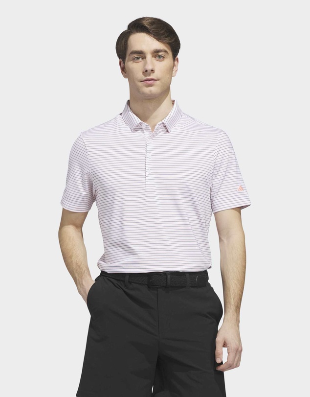 adidas Performance - ULTIMATE365+ THREE COLOR STRIPE POLO SHIRT Mens