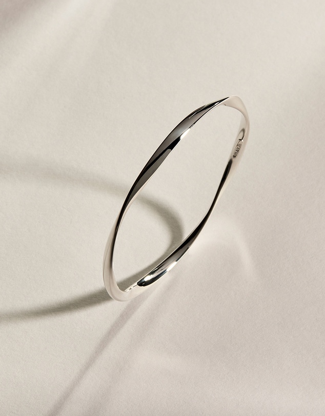 Najo - Garden of Eden Silver Bangle (68mm)