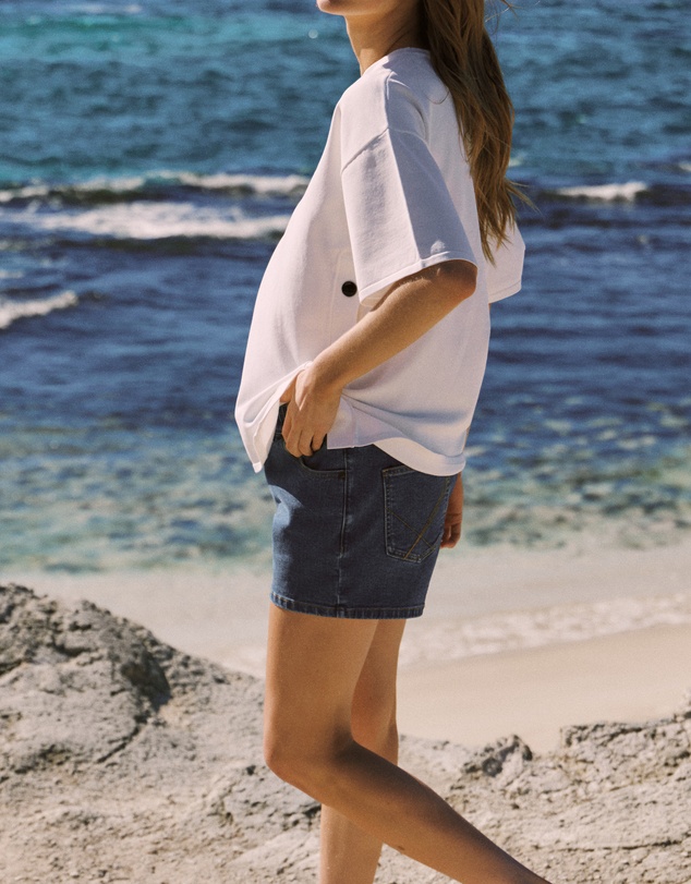 Soon Maternity - Heaven Denim Shorts