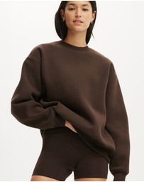 Cotton On Body Active - Plush Crew Sweatshirt