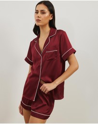 Atmos&Here - Lilah Short Satin Pyjama Set