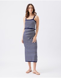 Ripe Maternity - Pointelle Knit Nursing Dress