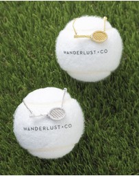 Wanderlust + Co - Tennis Your Way Necklace