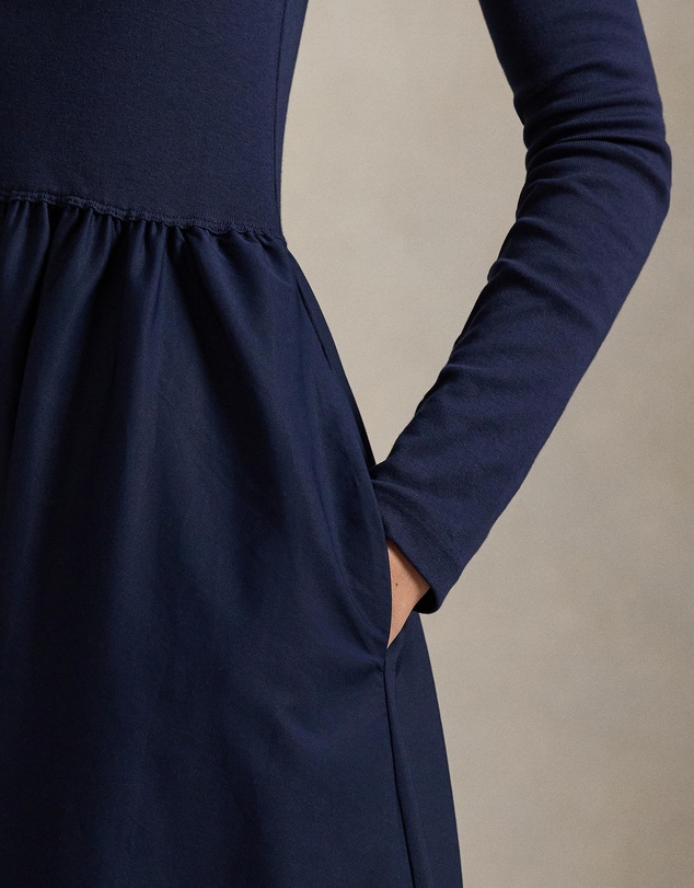 Polo Ralph Lauren - Cotton Long-Sleeve Dress