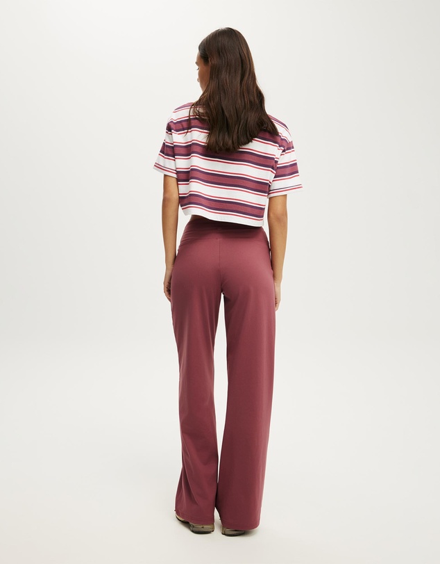 Cotton On Body Active - Ultra Soft Tie Front Wide Leg Pant