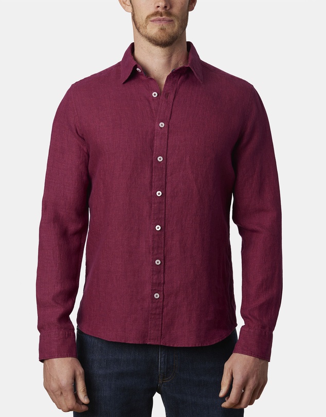 Abelard - Piatto Premium Pure Linen Slim Fit Shirt