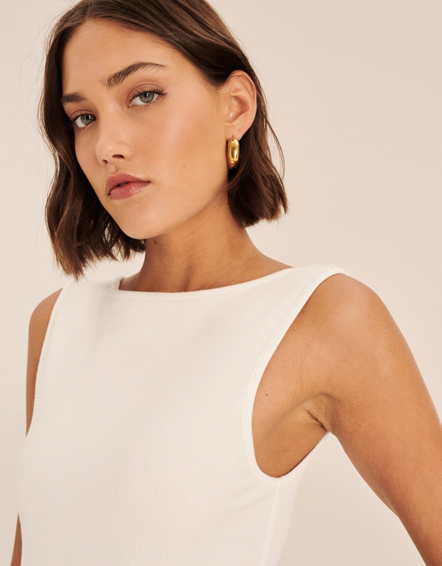 AERE - Organic Cotton Boat Neck Tank