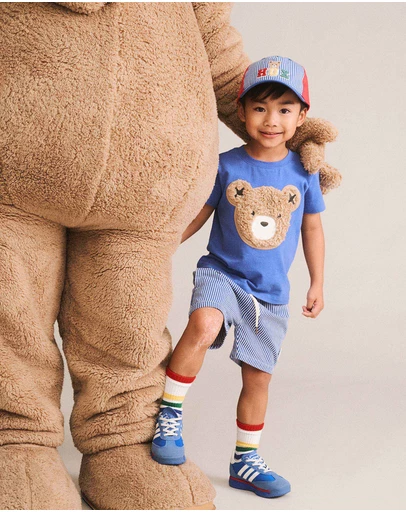 Huxbaby - Furry Huxbear Tee - Babies-Kids