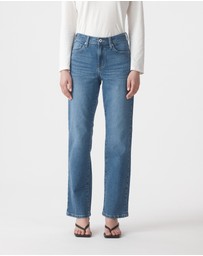 Outland Denim - Elise Mid Straight Jean 31