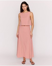 MINKPINK - Paloma Panelled Maxi Skirt