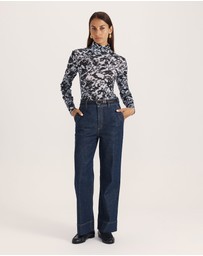 SABA - Truffle Wool Long Sleeve Top
