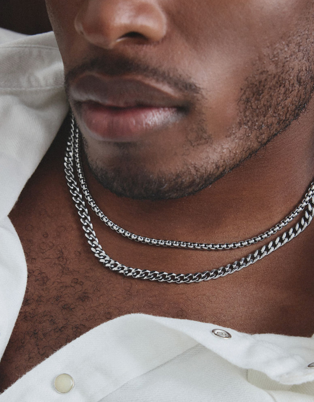 THOMAS SABO - Stainless Steel Box Chain Necklace 4mm