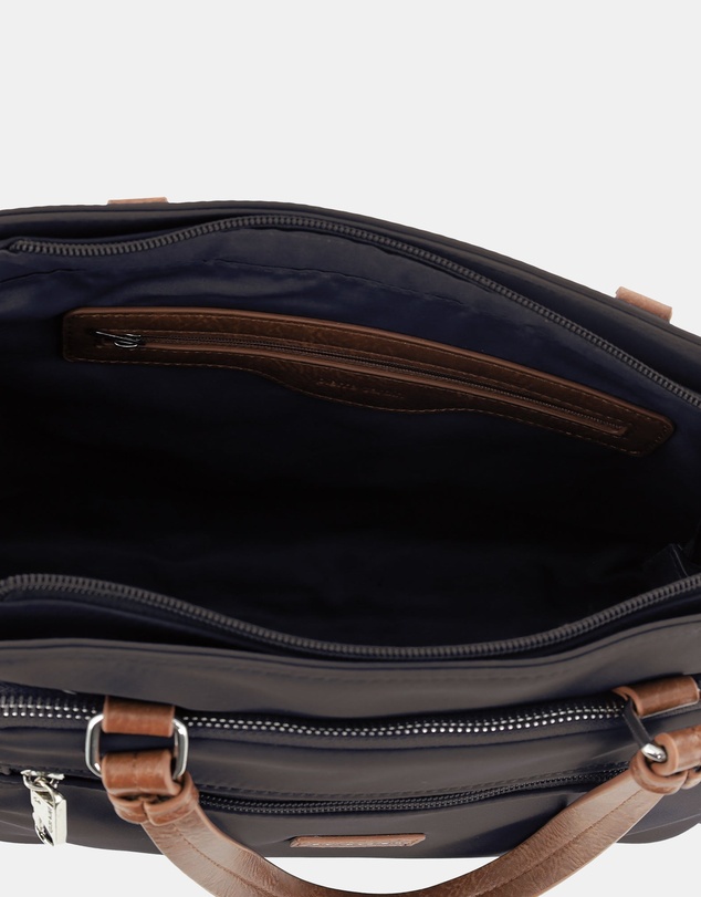 Pierre Cardin - Pierre Cardin RFID Anti-Theft Nylon Mini Tote with Crossbody