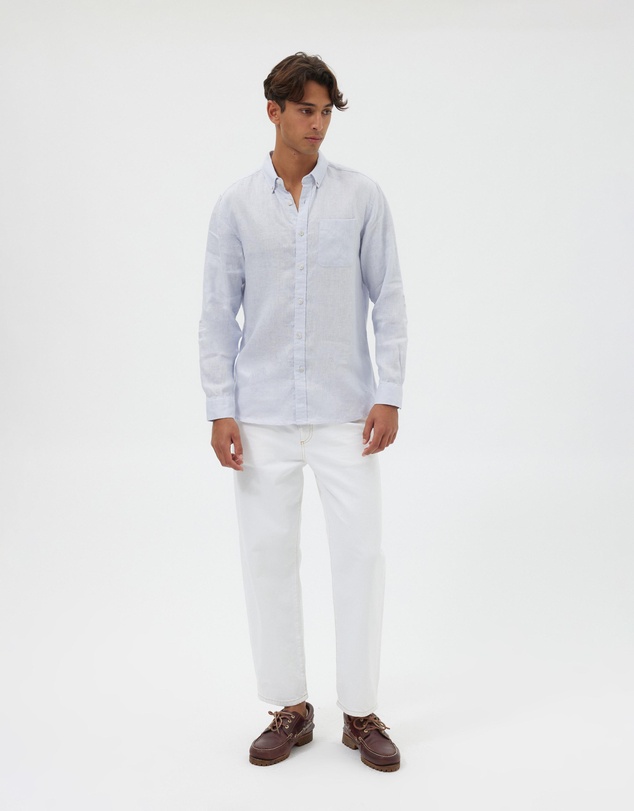 AERE - Linen Oxford Shirt