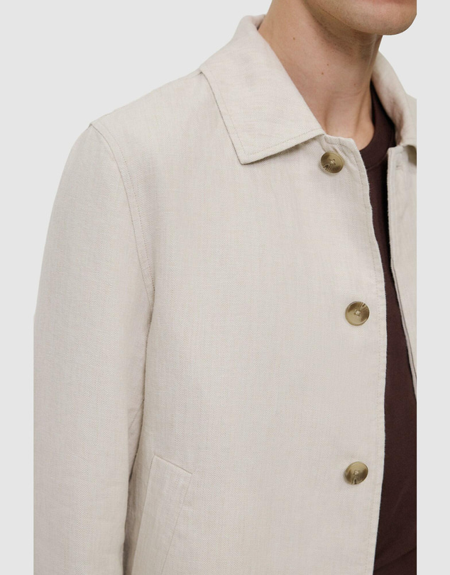 Trenery - Linen Harrington Jacket