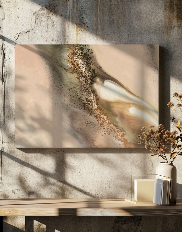 Olive et Oriel - Subtle- Coastal Dunes by Petra Meikle De Art Print
