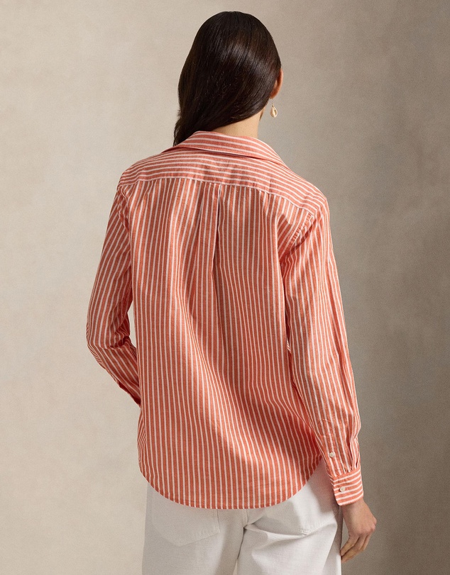 Polo Ralph Lauren - Classic Fit Striped Cotton-Linen Shirt