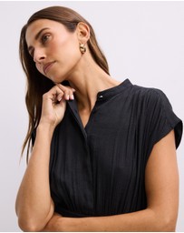 The Fated - Della Gathered Maxi Dress