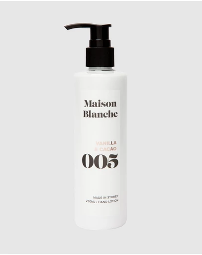 Maison Blanche - 005 Vanilla & Cacao - Hand Lotion