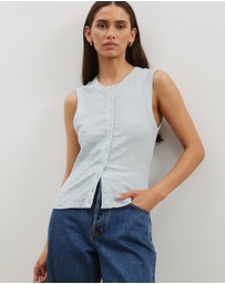 Atmos&Here - Maris Textured Vest Top