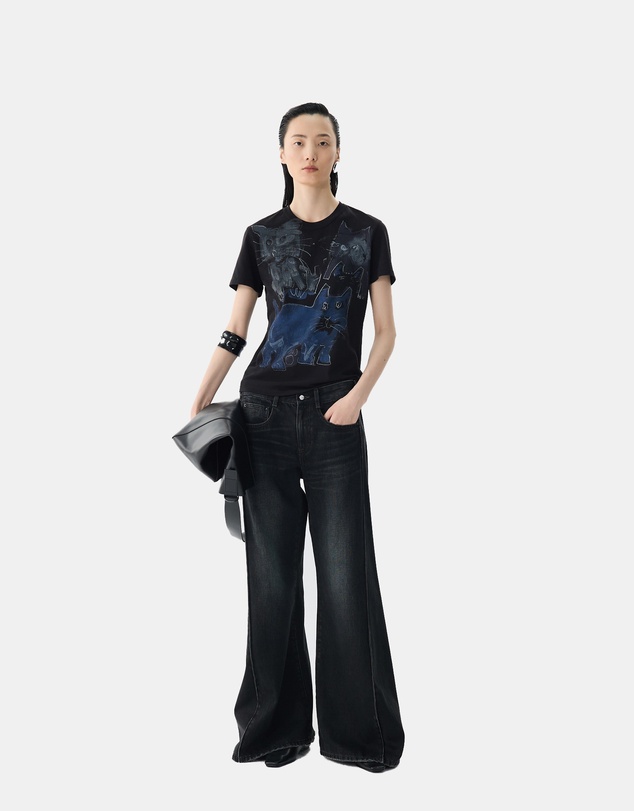 JNBY - JNBY COTTON FLARED JEANS