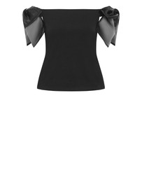City Chic - Macie Bow Detail Top