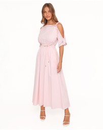 Petal & Pup - Nellie Midi Dress - Petal Pink