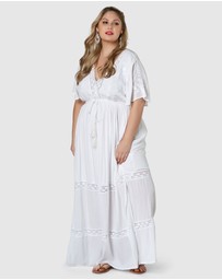 The Poetic Gypsy - Floating Clouds Maxi Dress