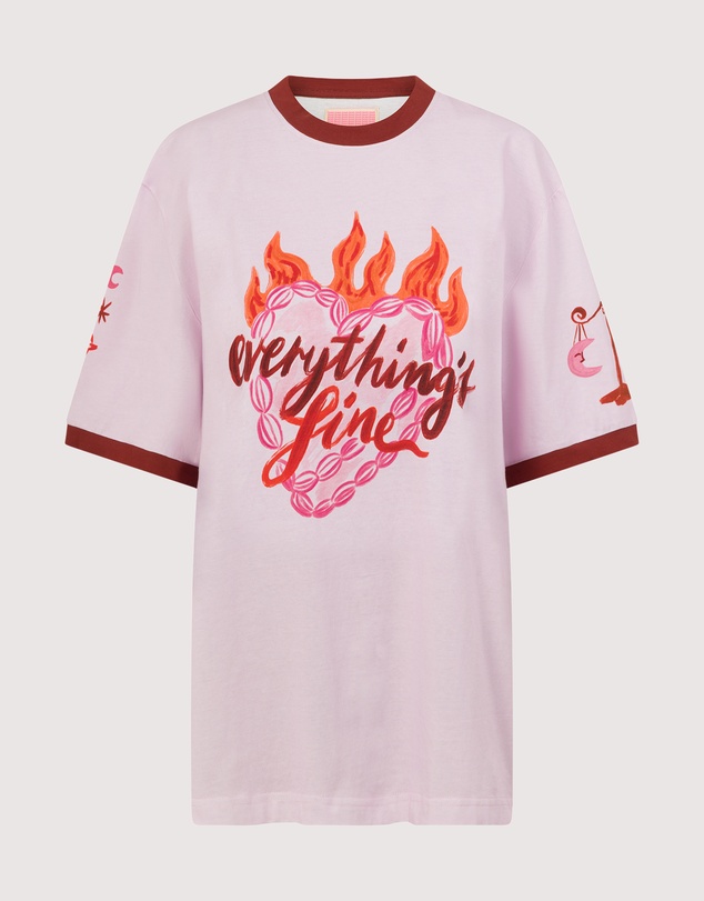 The Somewhere Co - Libra Astrology Oversized Tee