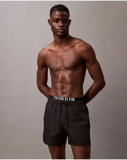 Calvin Klein - Intense Power Double Waistband Swim Shorts