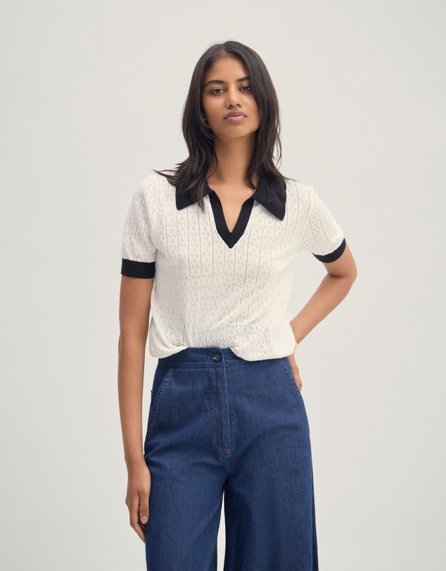 Oxford - Aimee Pointelle Polo